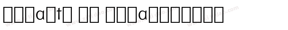 Chianti BT Roman字体转换